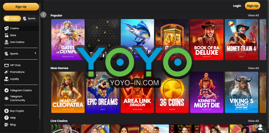 yoyo Bonuses and Promotions